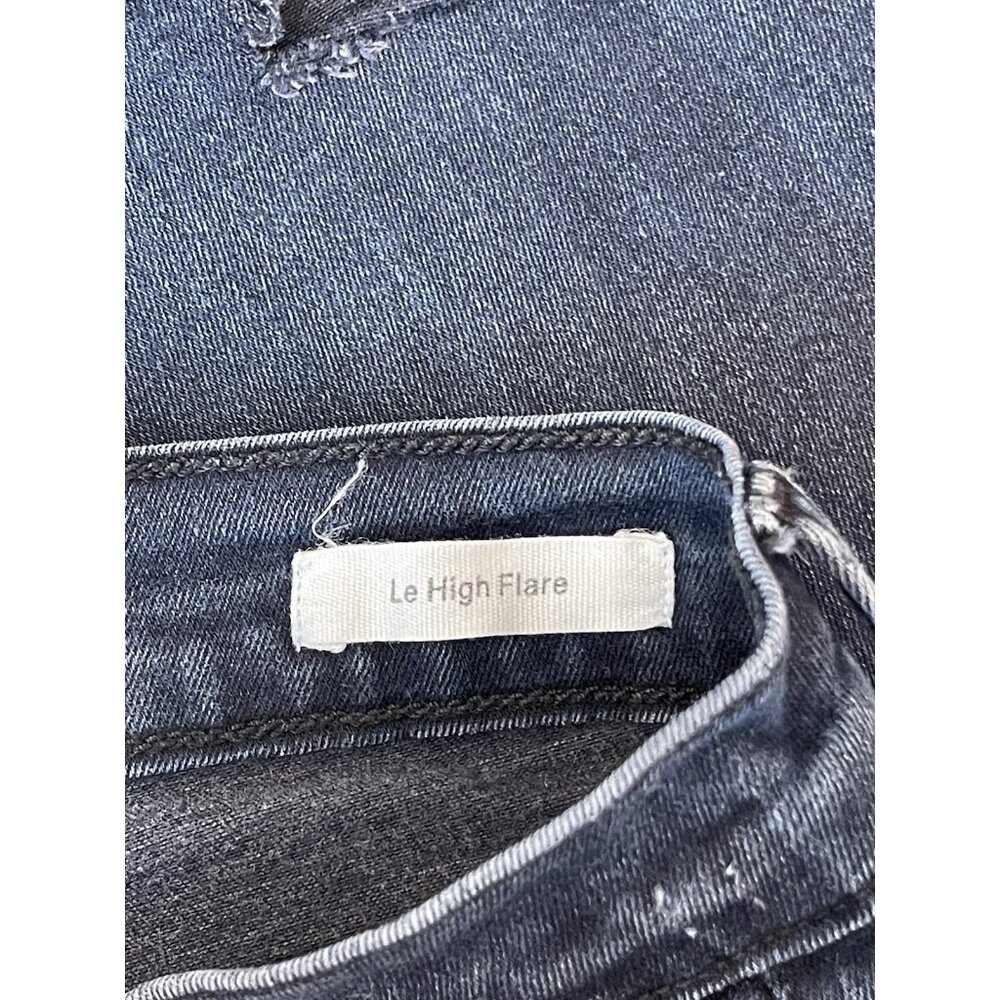 Frame Le High Flare Crop Jeans Petite - Picture 6 of 8